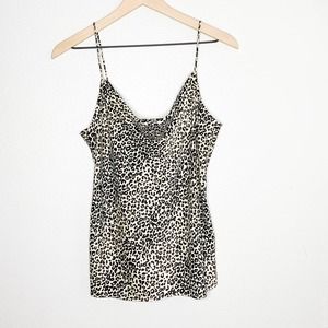 Nine West silky tank top low neck